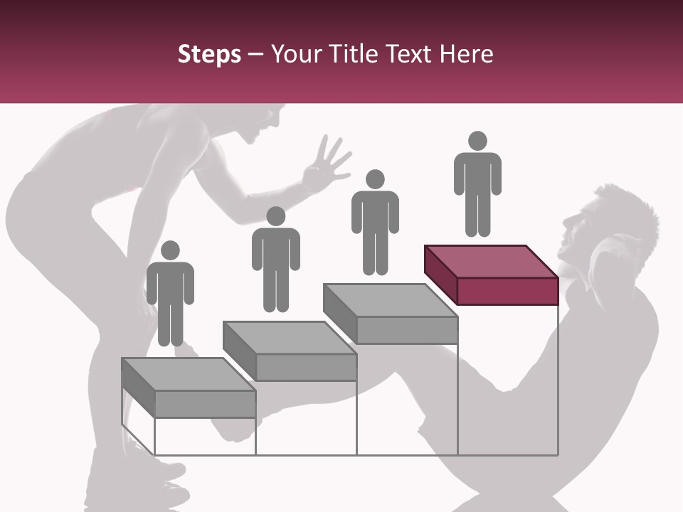 Sports Workout Pushups PowerPoint Template