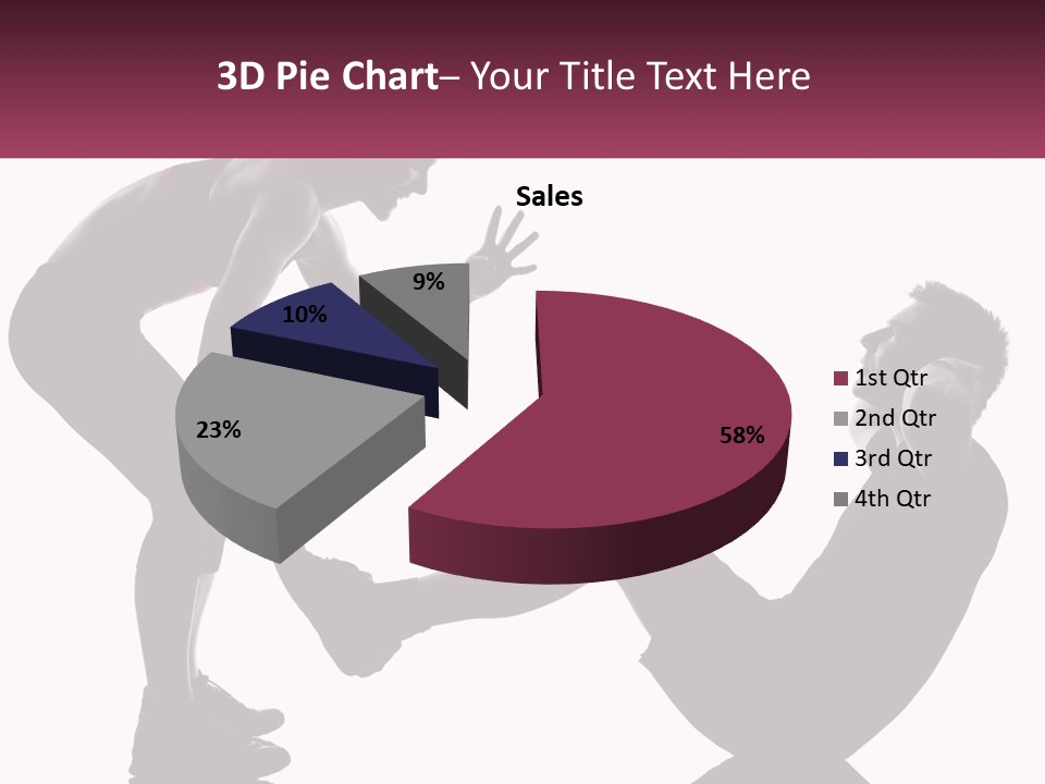 Sports Workout Pushups PowerPoint Template