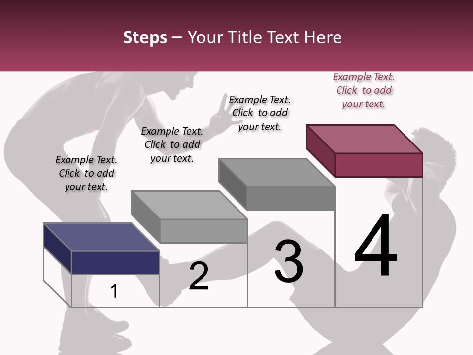 Sports Workout Pushups PowerPoint Template