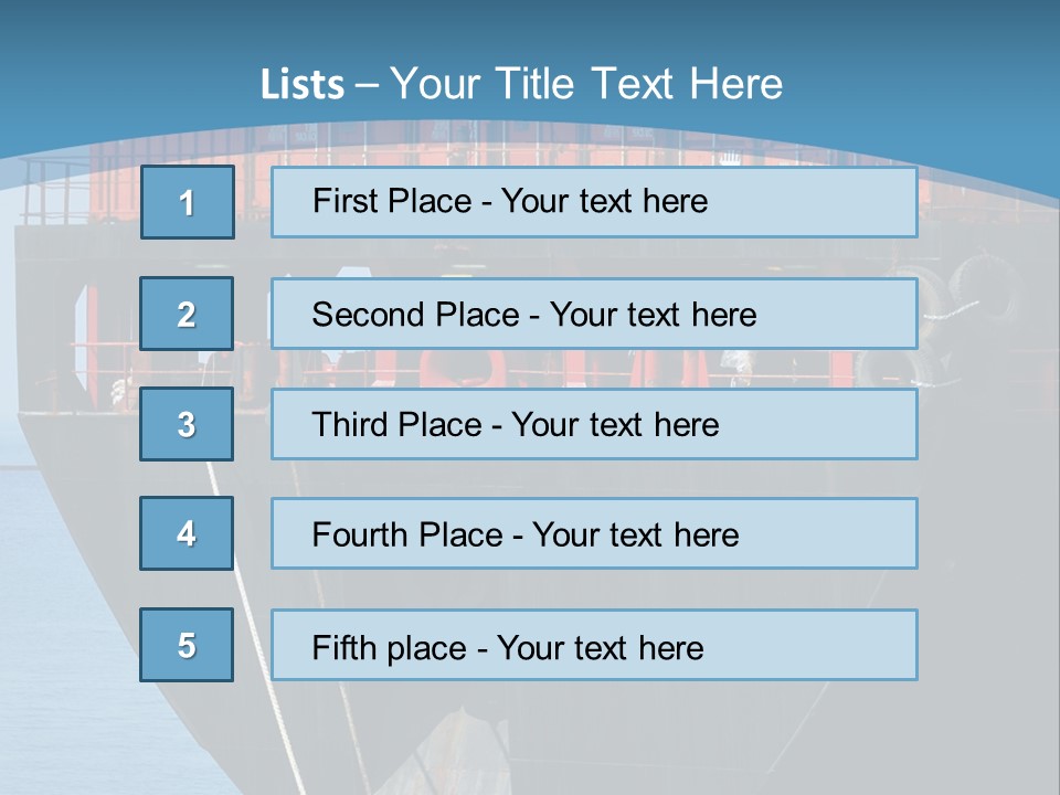 Export Industrial Bulk PowerPoint Template