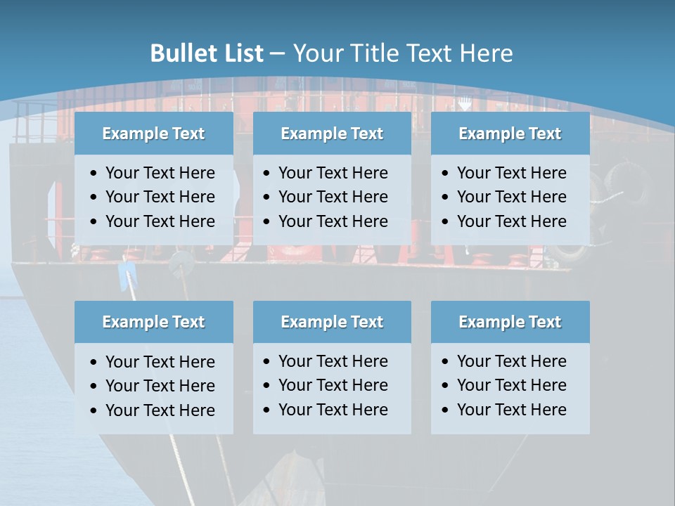 Export Industrial Bulk PowerPoint Template