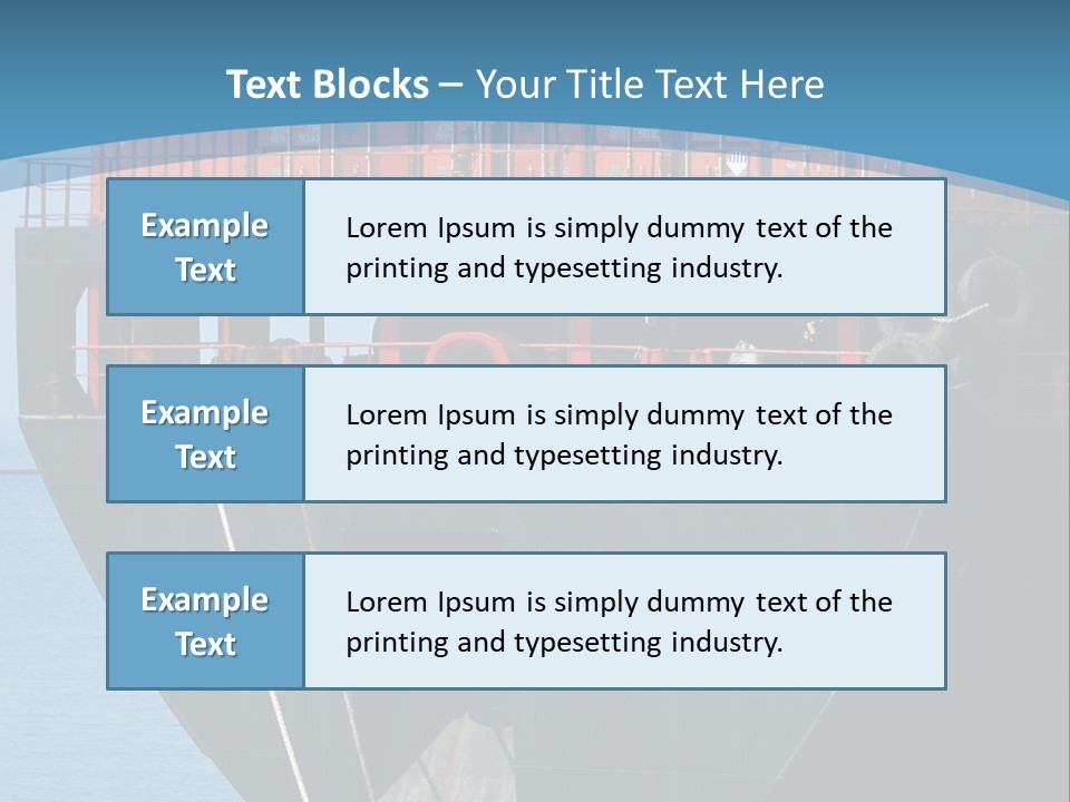 Export Industrial Bulk PowerPoint Template