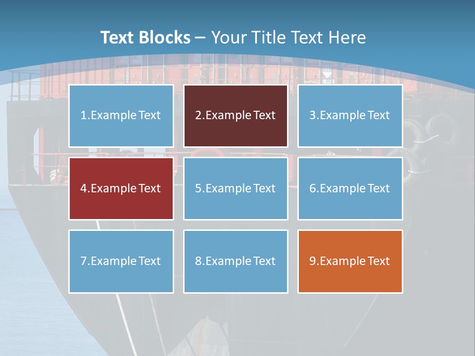 Export Industrial Bulk PowerPoint Template
