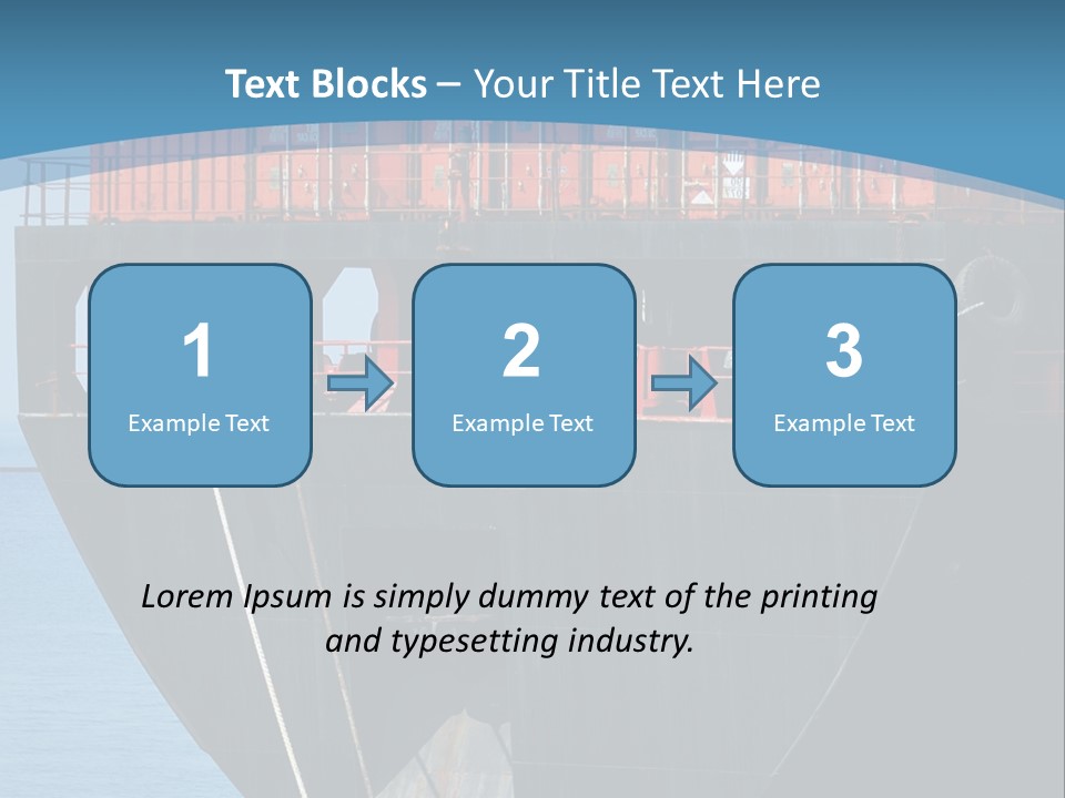 Export Industrial Bulk PowerPoint Template