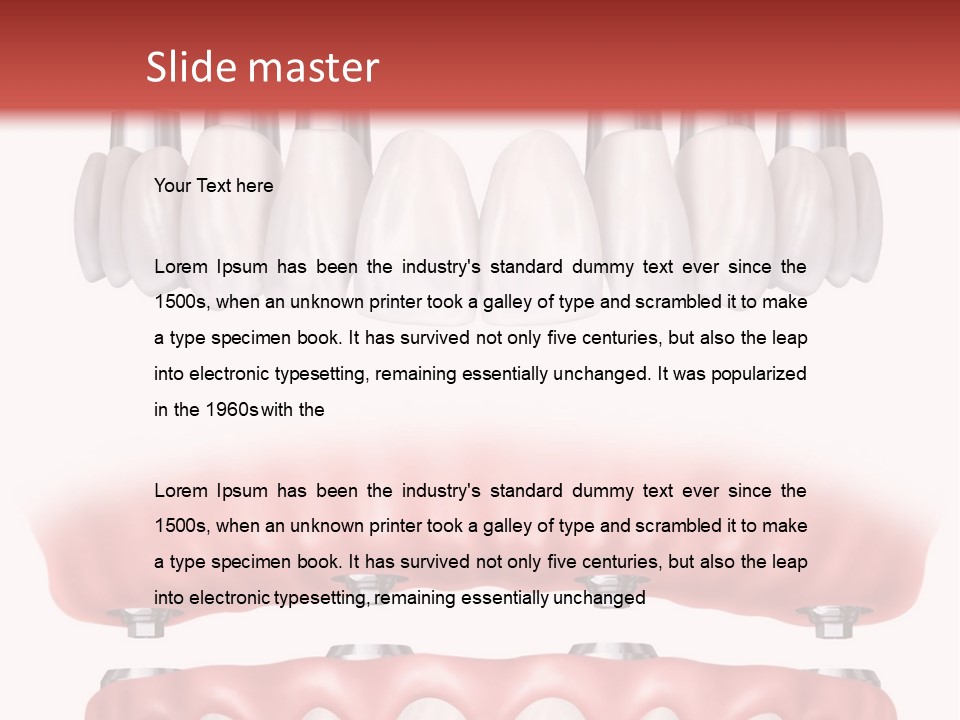 Pyorrhea Health Pain PowerPoint Template