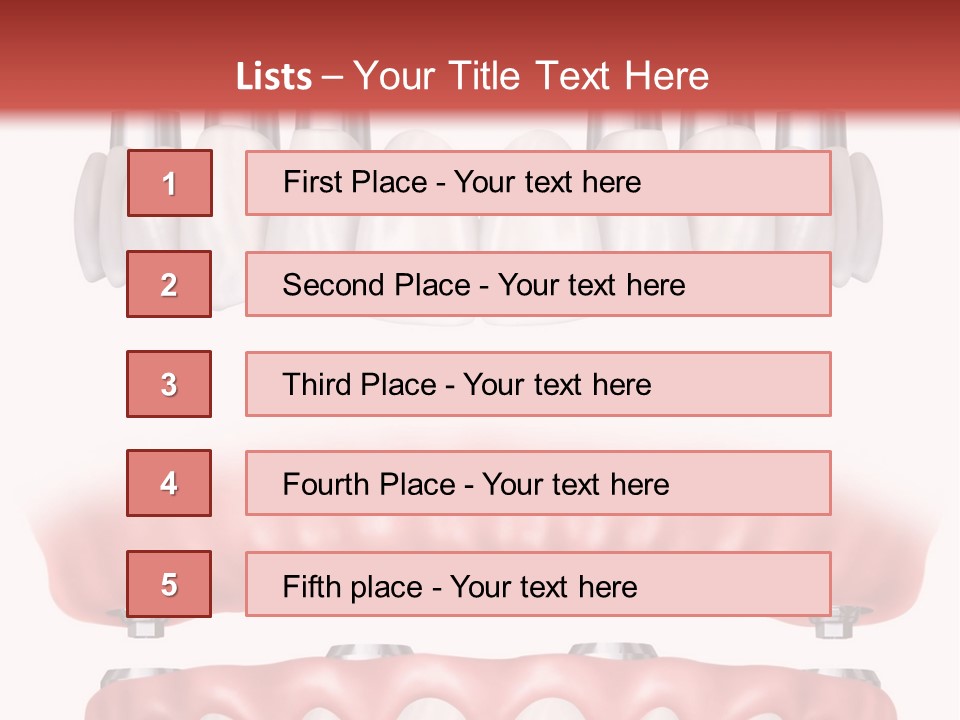 Pyorrhea Health Pain PowerPoint Template