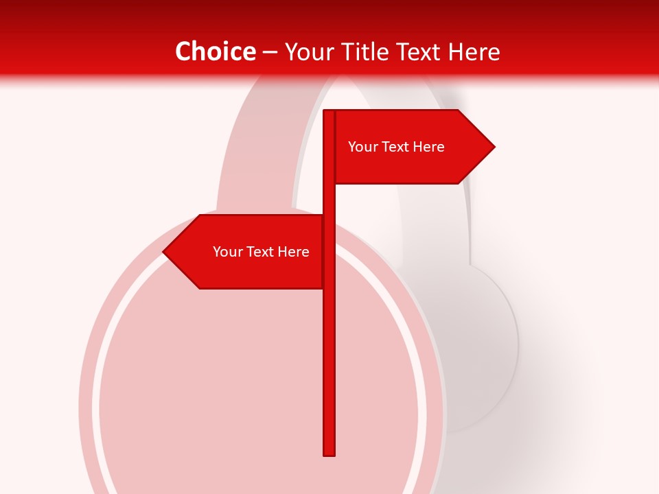 Sign Banner Icon PowerPoint Template