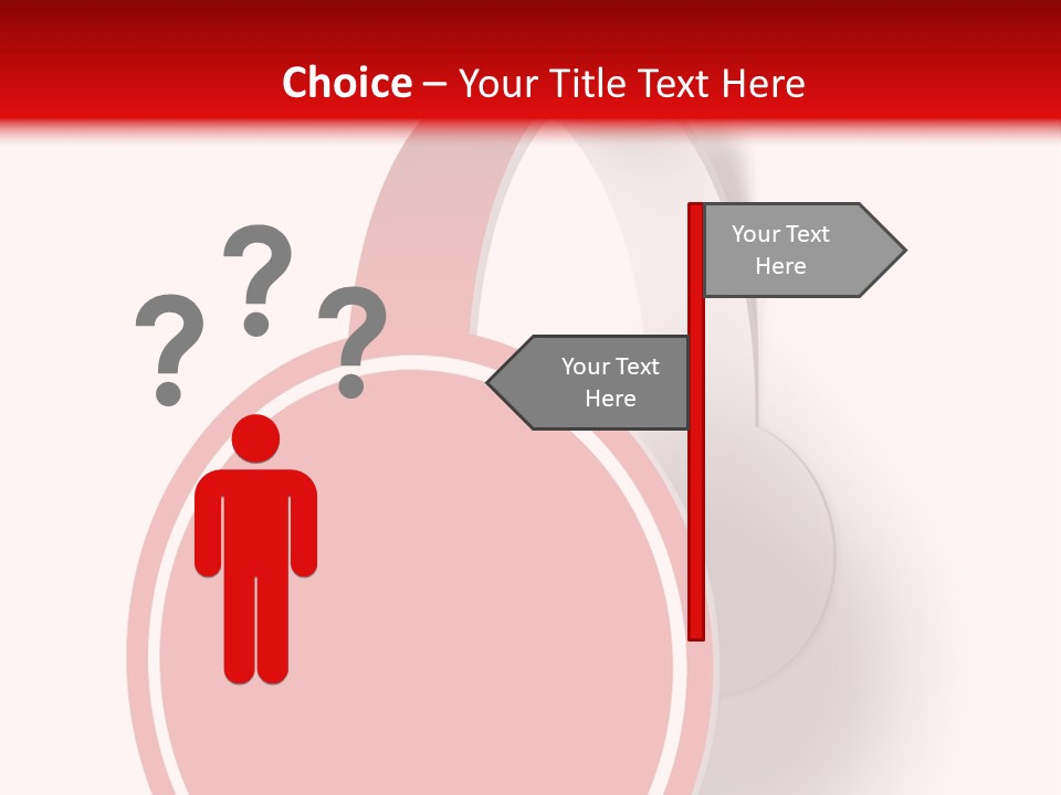 Sign Banner Icon PowerPoint Template