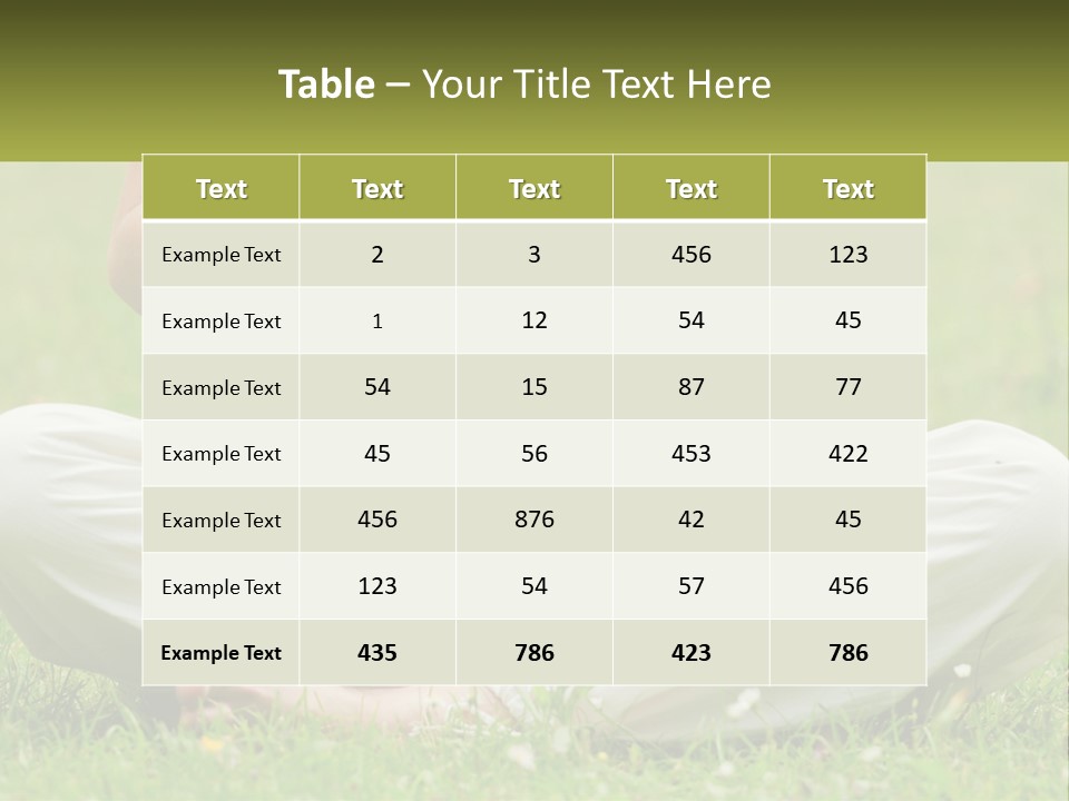 Expecting Forest Tree PowerPoint Template