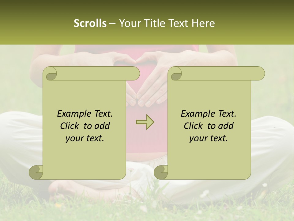 Expecting Forest Tree PowerPoint Template