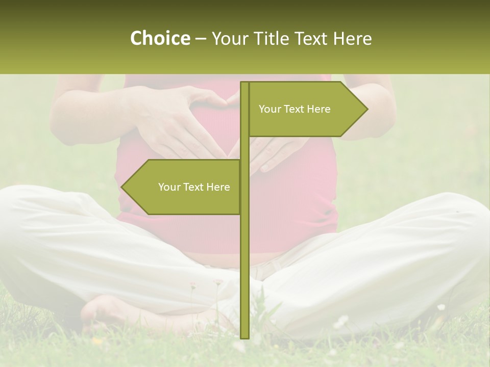 Expecting Forest Tree PowerPoint Template