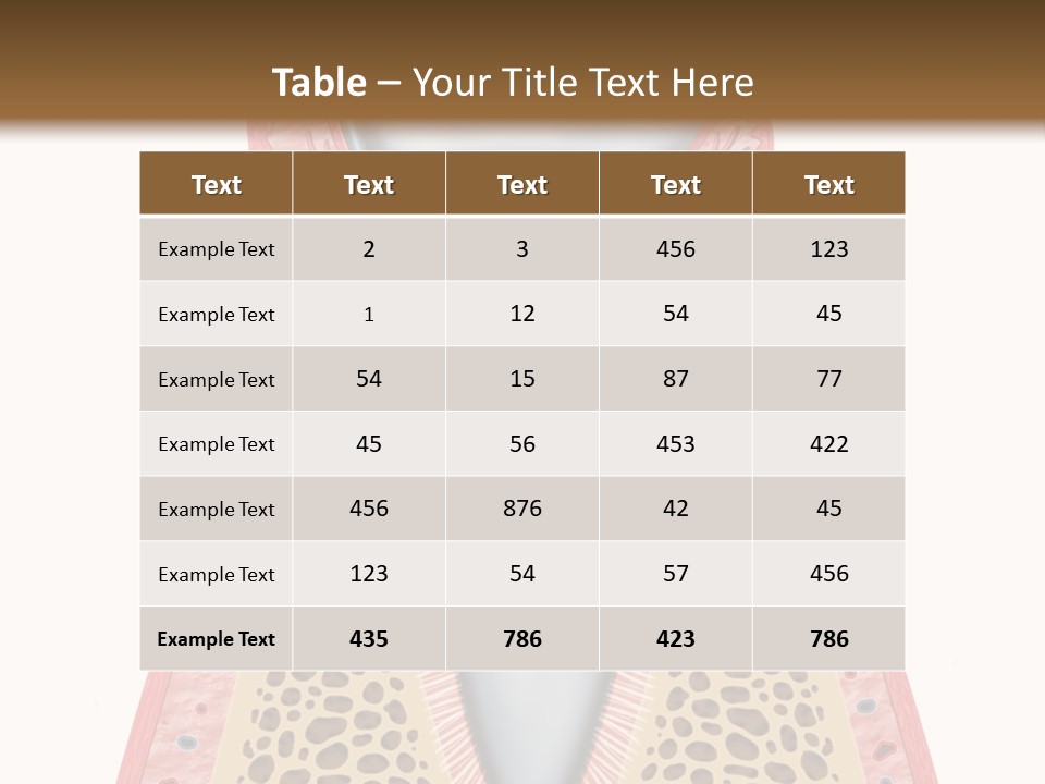 Health Plaque Infection PowerPoint Template