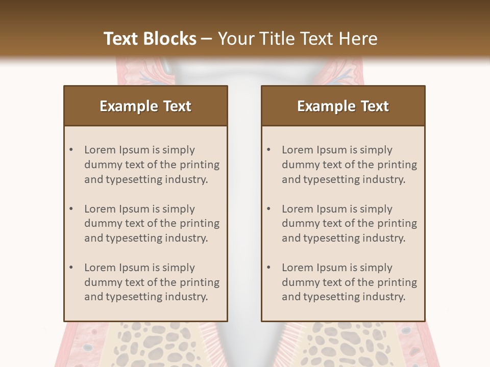 Health Plaque Infection PowerPoint Template