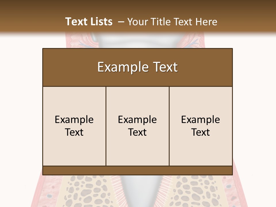 Health Plaque Infection PowerPoint Template