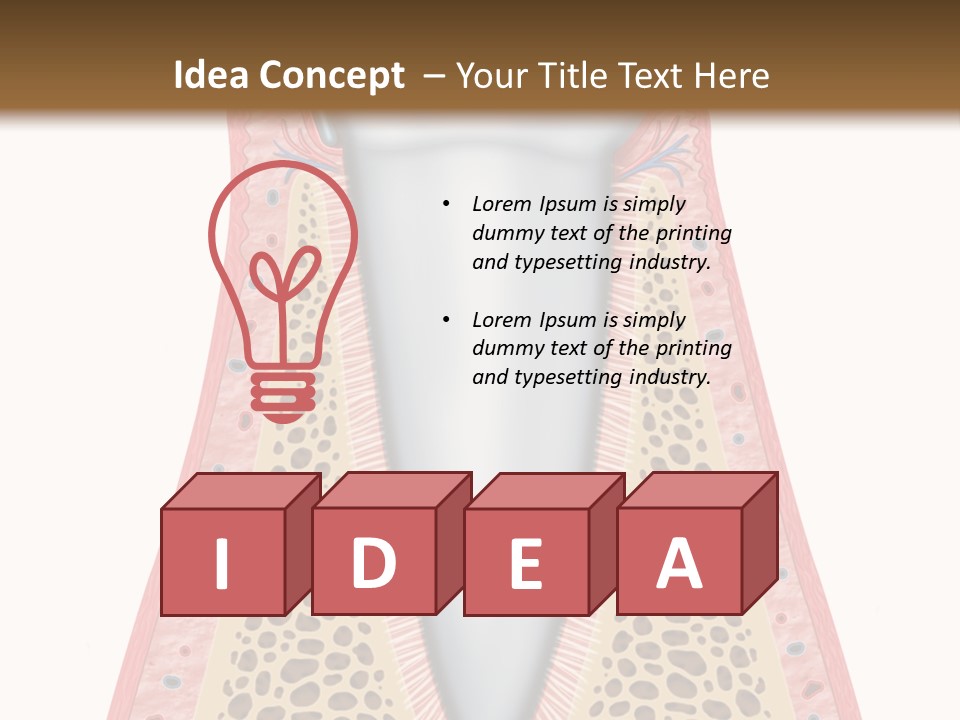 Health Plaque Infection PowerPoint Template