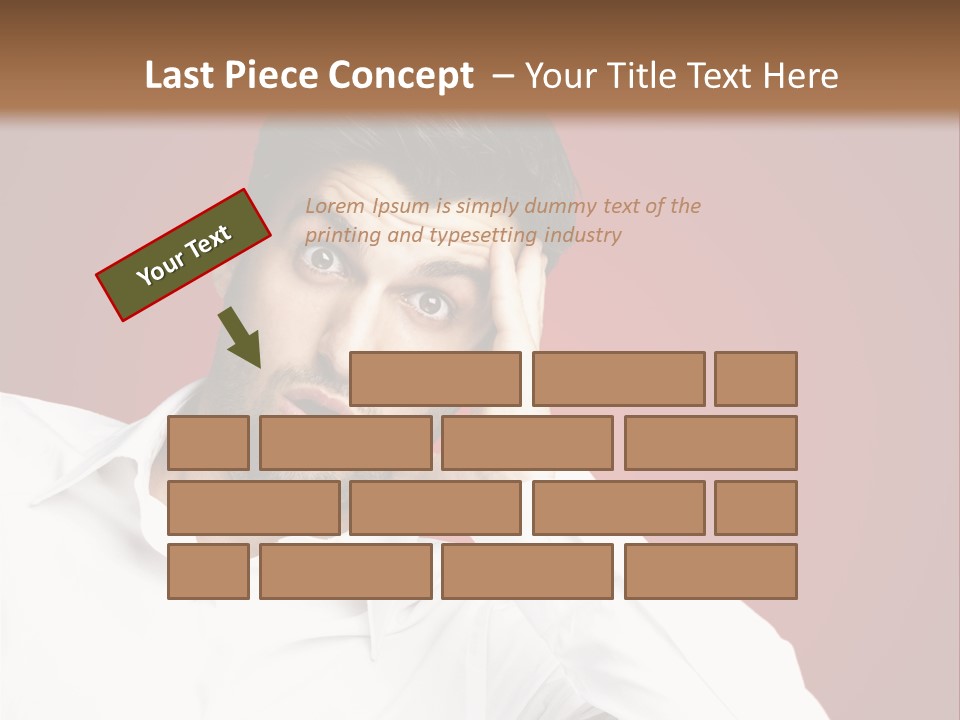 Mouth Fear Surprise PowerPoint Template