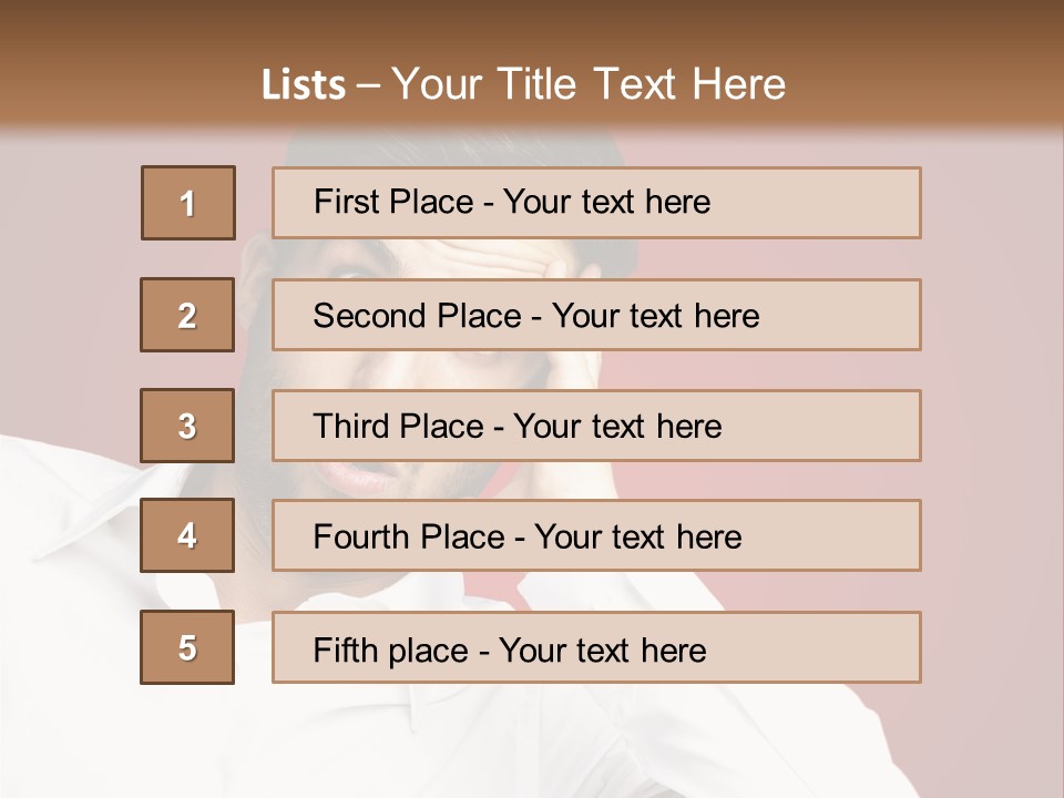 Mouth Fear Surprise PowerPoint Template