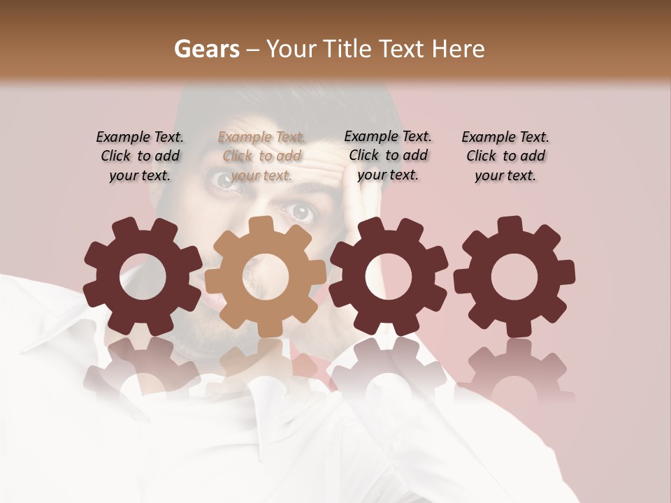 Mouth Fear Surprise PowerPoint Template