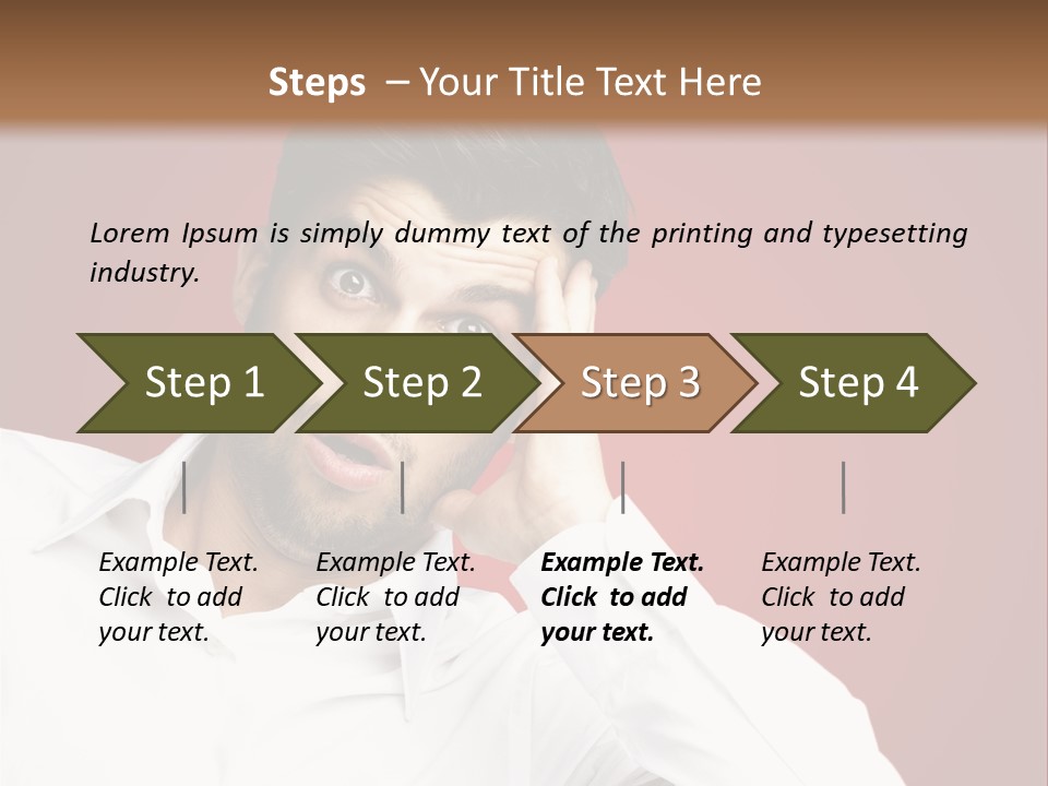 Mouth Fear Surprise PowerPoint Template