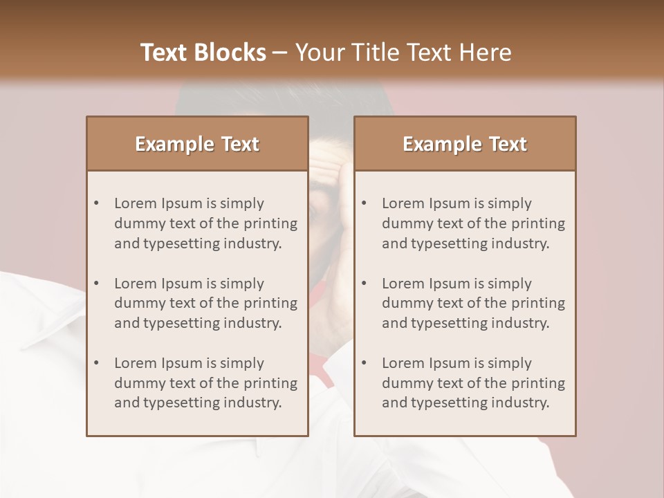 Mouth Fear Surprise PowerPoint Template