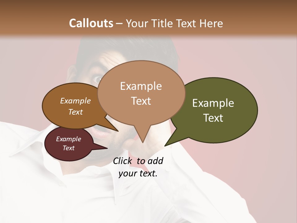 Mouth Fear Surprise PowerPoint Template