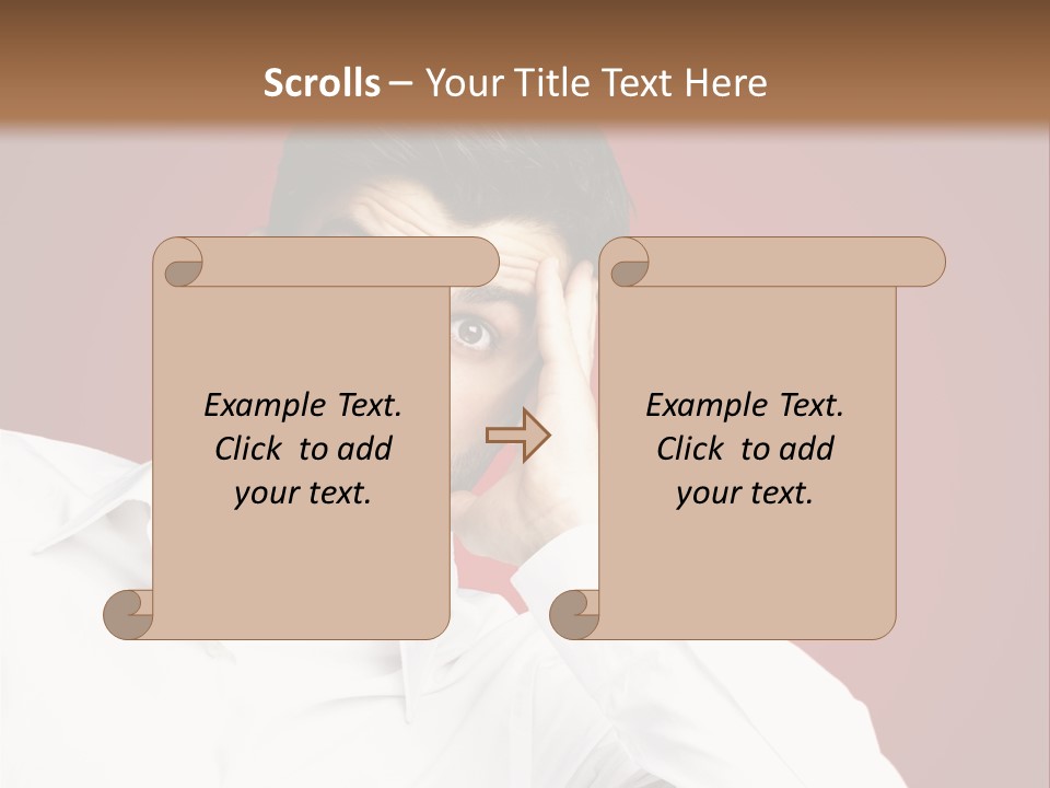 Mouth Fear Surprise PowerPoint Template