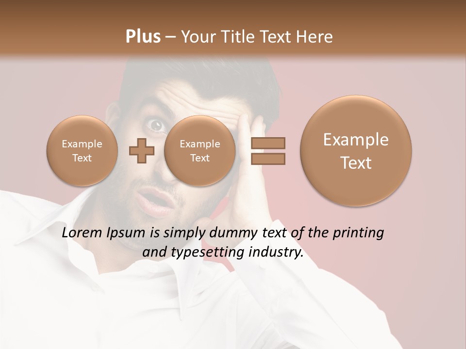 Mouth Fear Surprise PowerPoint Template