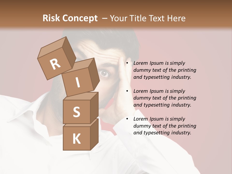 Mouth Fear Surprise PowerPoint Template