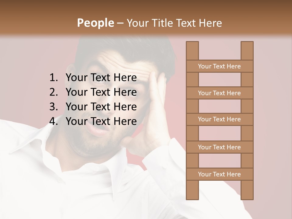 Mouth Fear Surprise PowerPoint Template