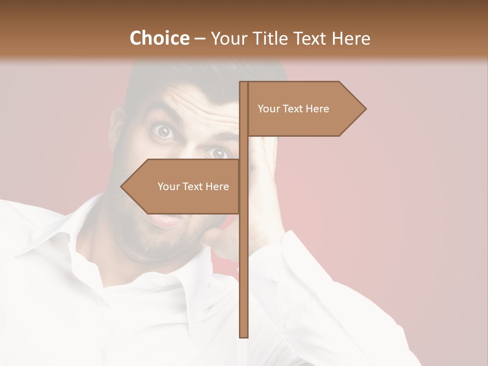 Mouth Fear Surprise PowerPoint Template