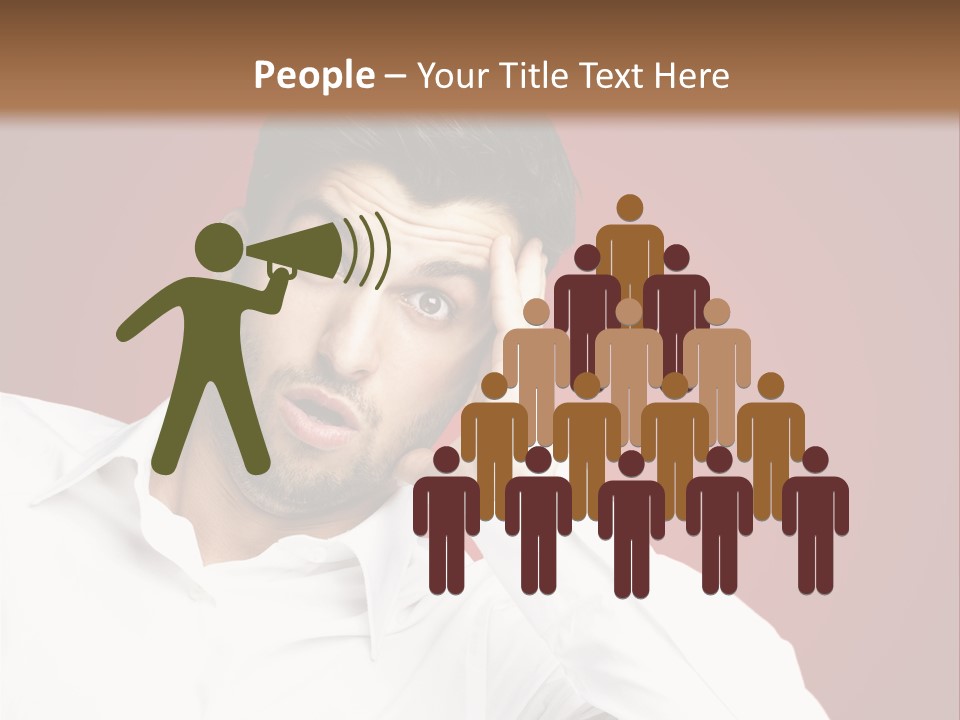 Mouth Fear Surprise PowerPoint Template