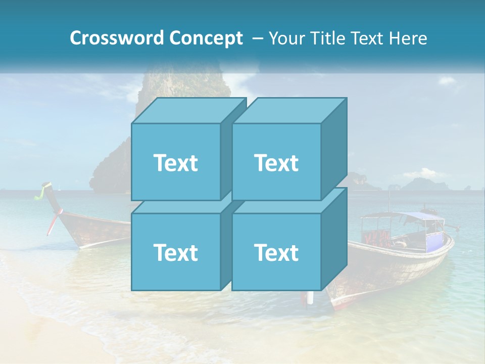 Resort Journey Cliff PowerPoint Template