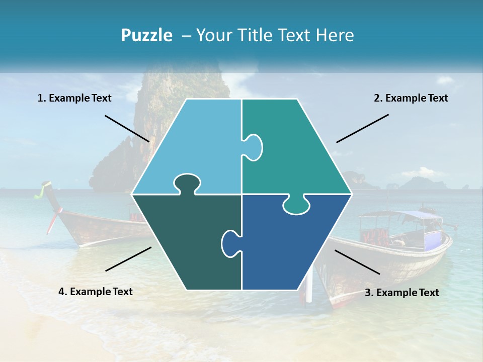 Resort Journey Cliff PowerPoint Template