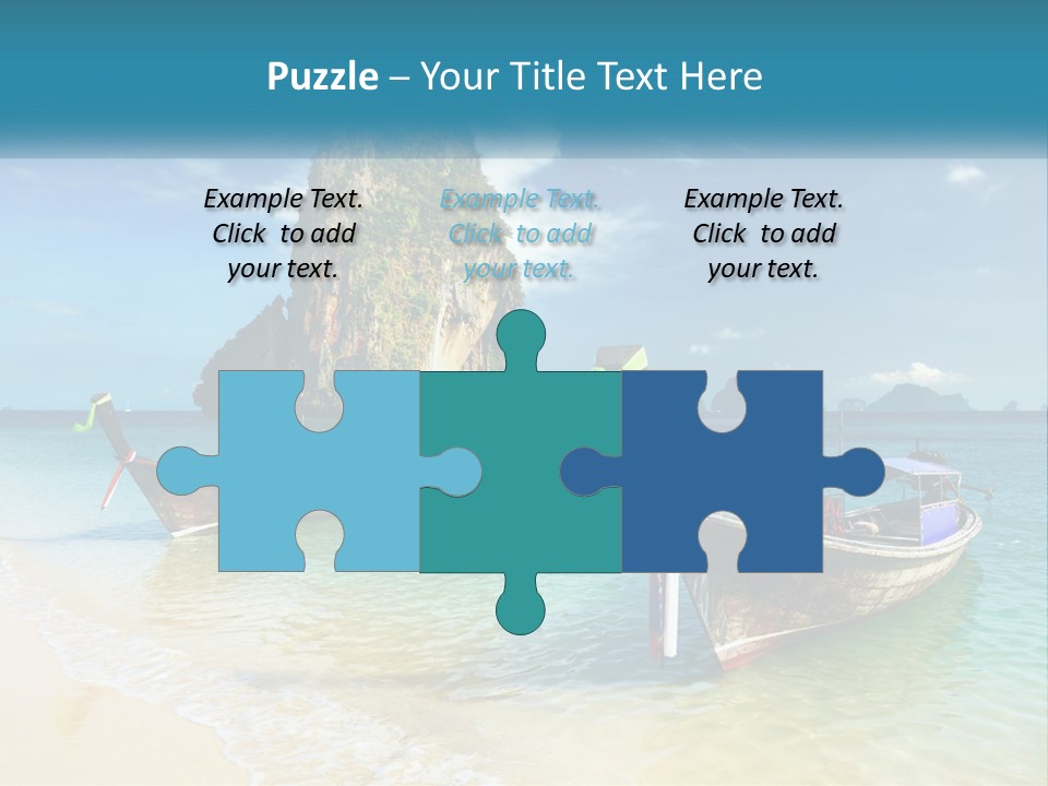 Resort Journey Cliff PowerPoint Template