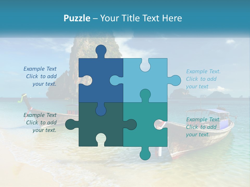 Resort Journey Cliff PowerPoint Template