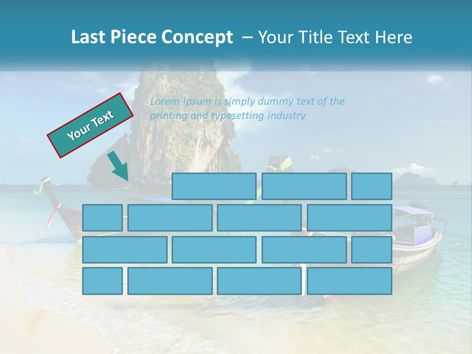 Resort Journey Cliff PowerPoint Template