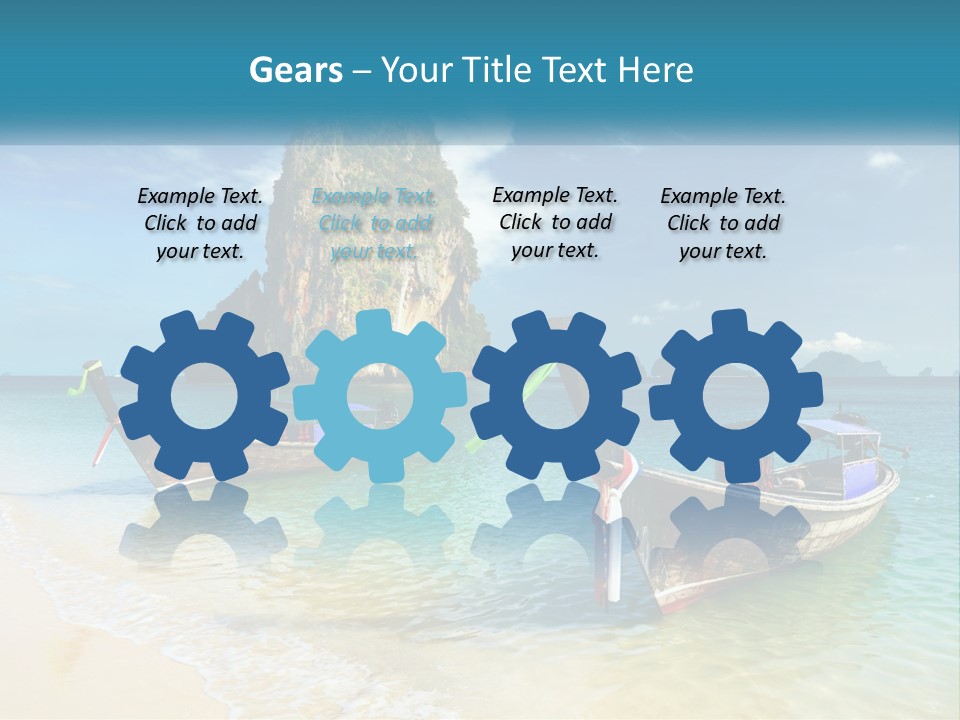 Resort Journey Cliff PowerPoint Template