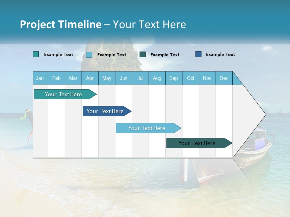 Resort Journey Cliff PowerPoint Template