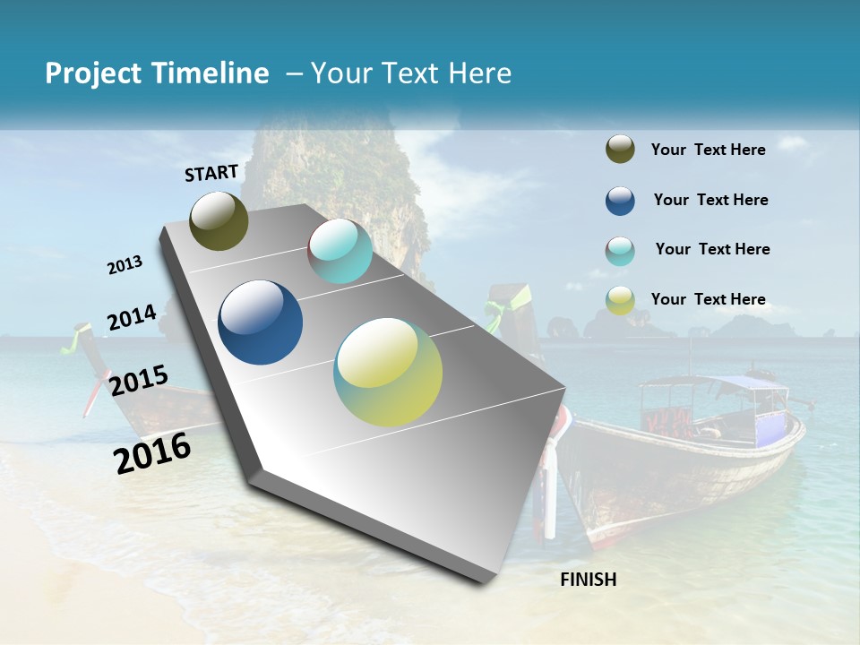 Resort Journey Cliff PowerPoint Template