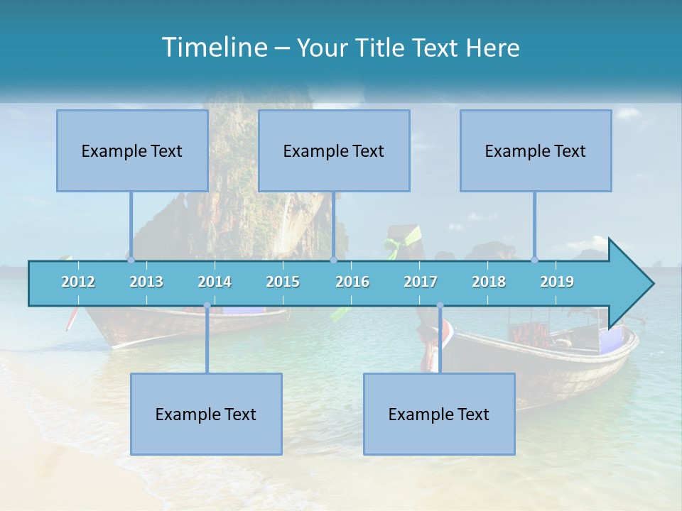 Resort Journey Cliff PowerPoint Template
