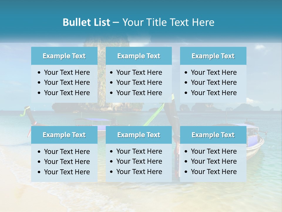 Resort Journey Cliff PowerPoint Template