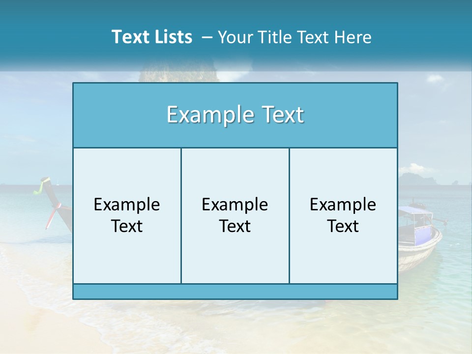 Resort Journey Cliff PowerPoint Template