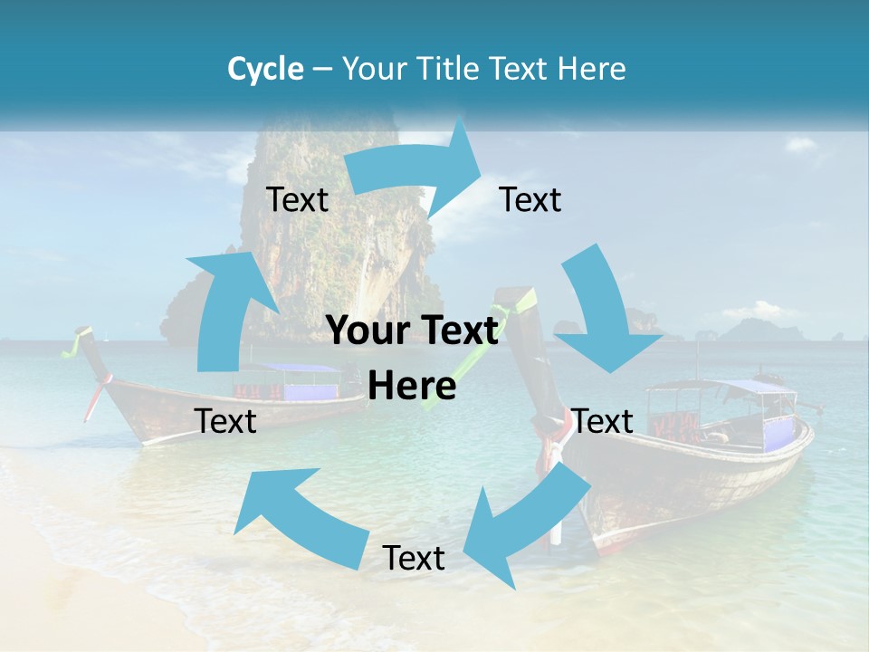 Resort Journey Cliff PowerPoint Template