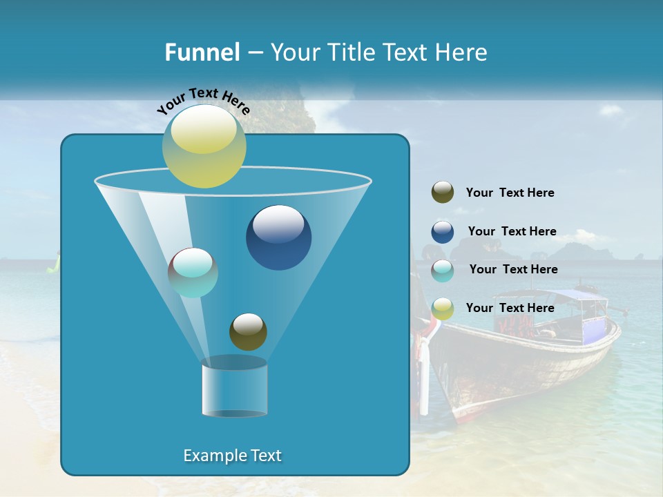 Resort Journey Cliff PowerPoint Template