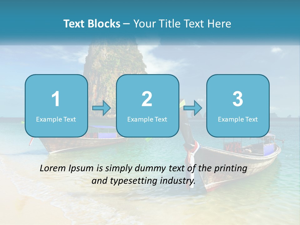 Resort Journey Cliff PowerPoint Template