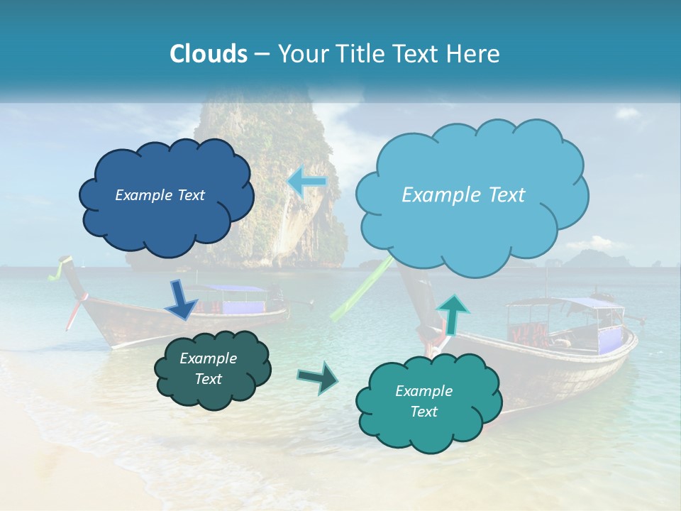 Resort Journey Cliff PowerPoint Template