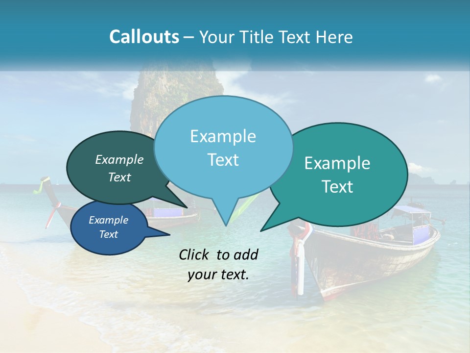 Resort Journey Cliff PowerPoint Template