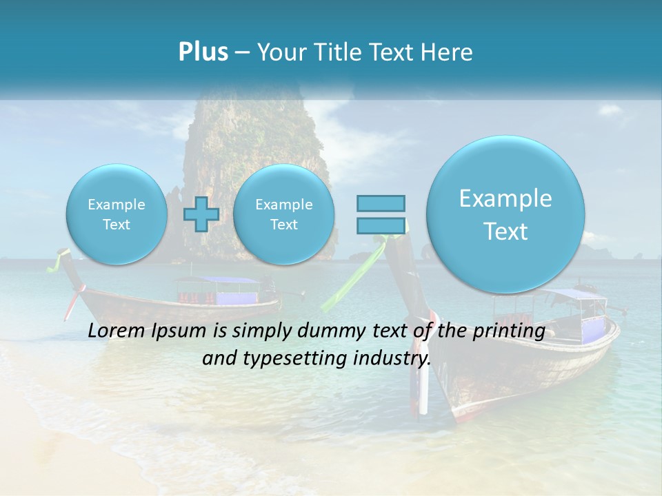 Resort Journey Cliff PowerPoint Template