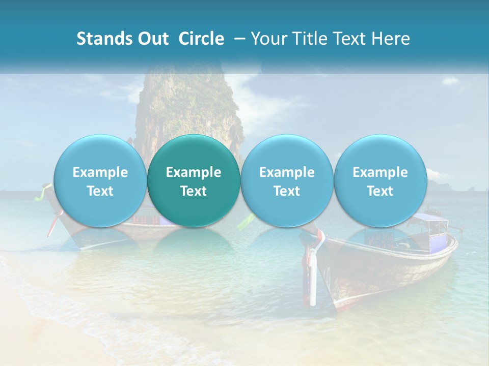 Resort Journey Cliff PowerPoint Template
