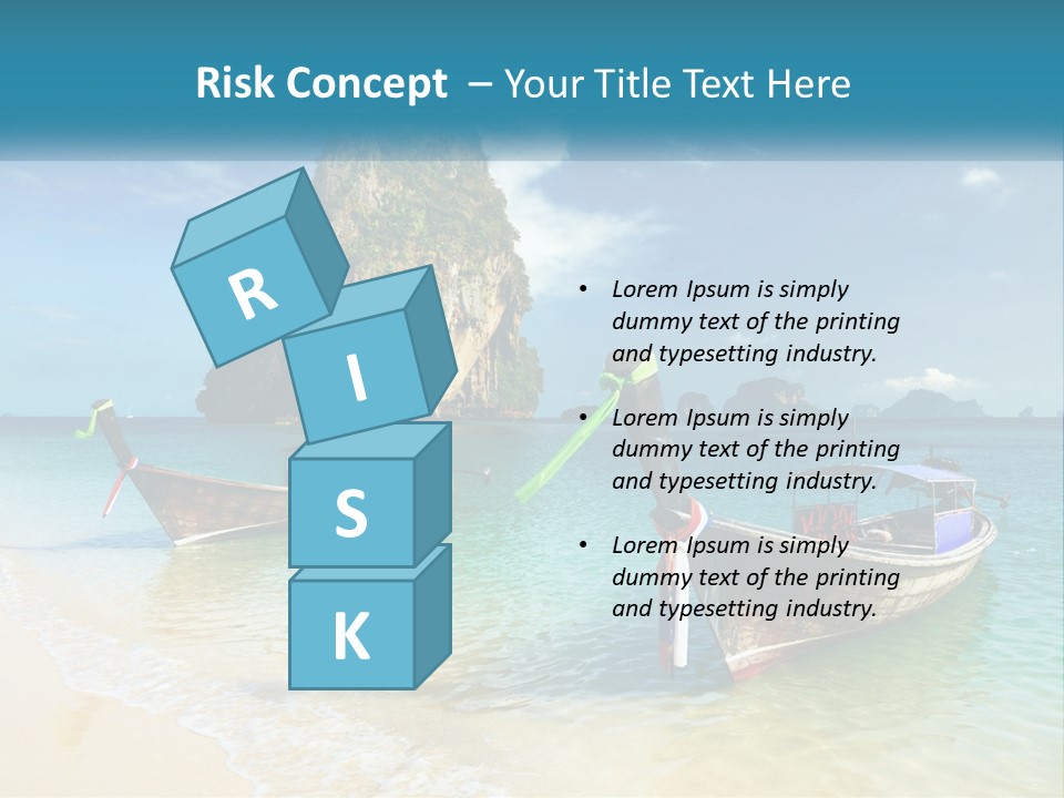 Resort Journey Cliff PowerPoint Template